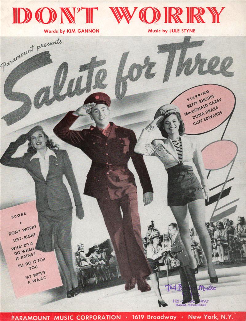 Don't Worry (1943, Salute for Three)