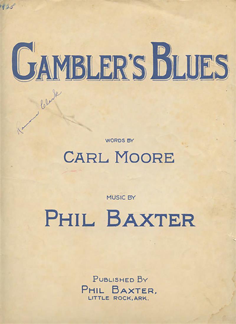 Gambler's Blues (Baxter 1925)