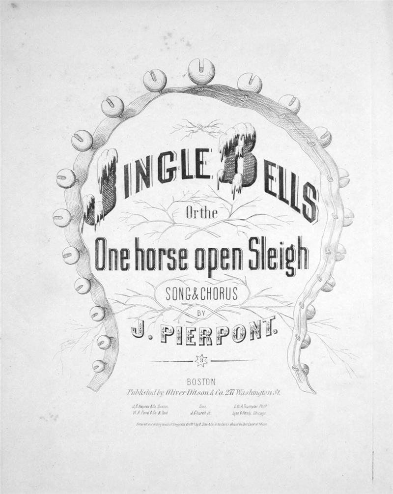 Jingle Bells or the One horse open Sleigh 1857