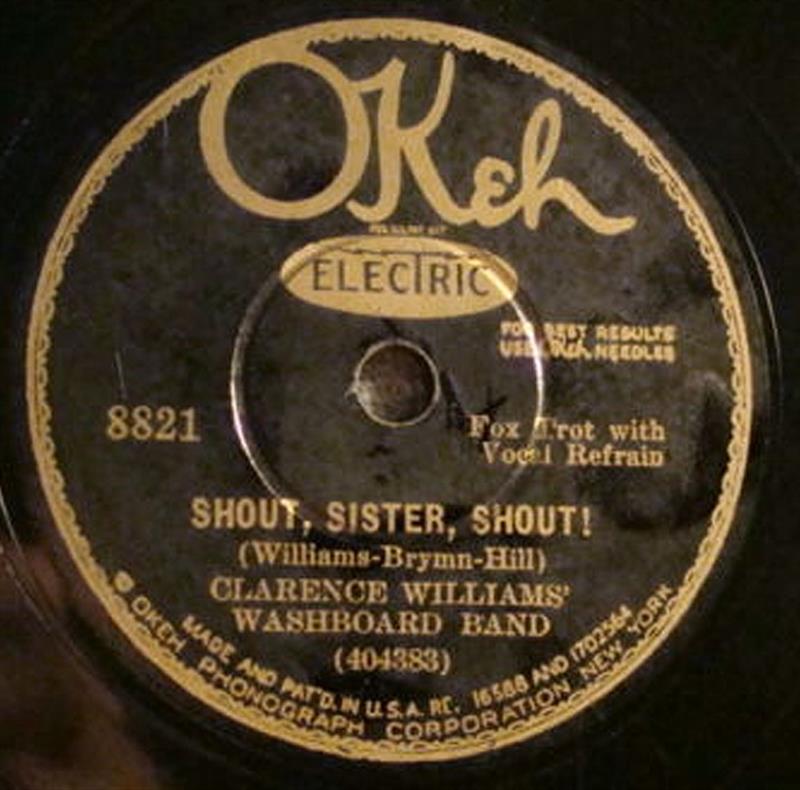 Shout, Sister, Shout! - Clarence Williams' Washboard Band