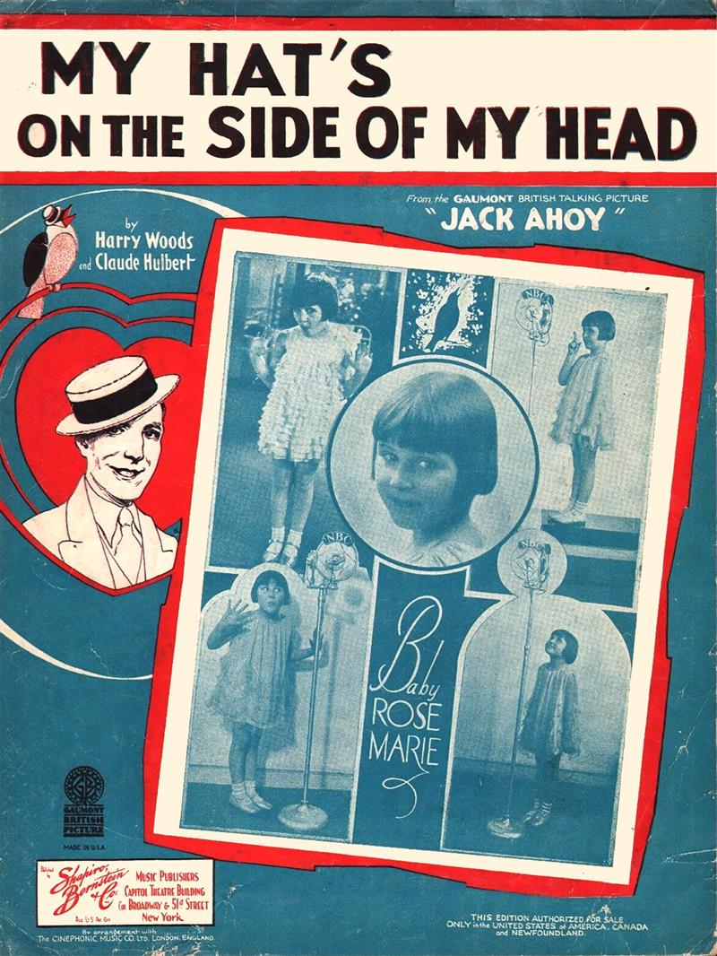 My Hat's On The Side Of My Head - Baby Rose Marie