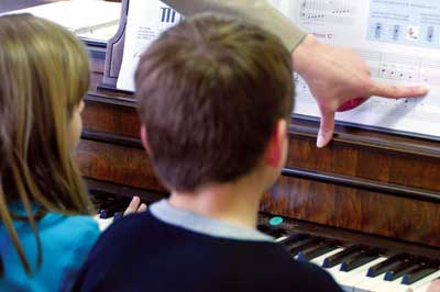 Child in piano