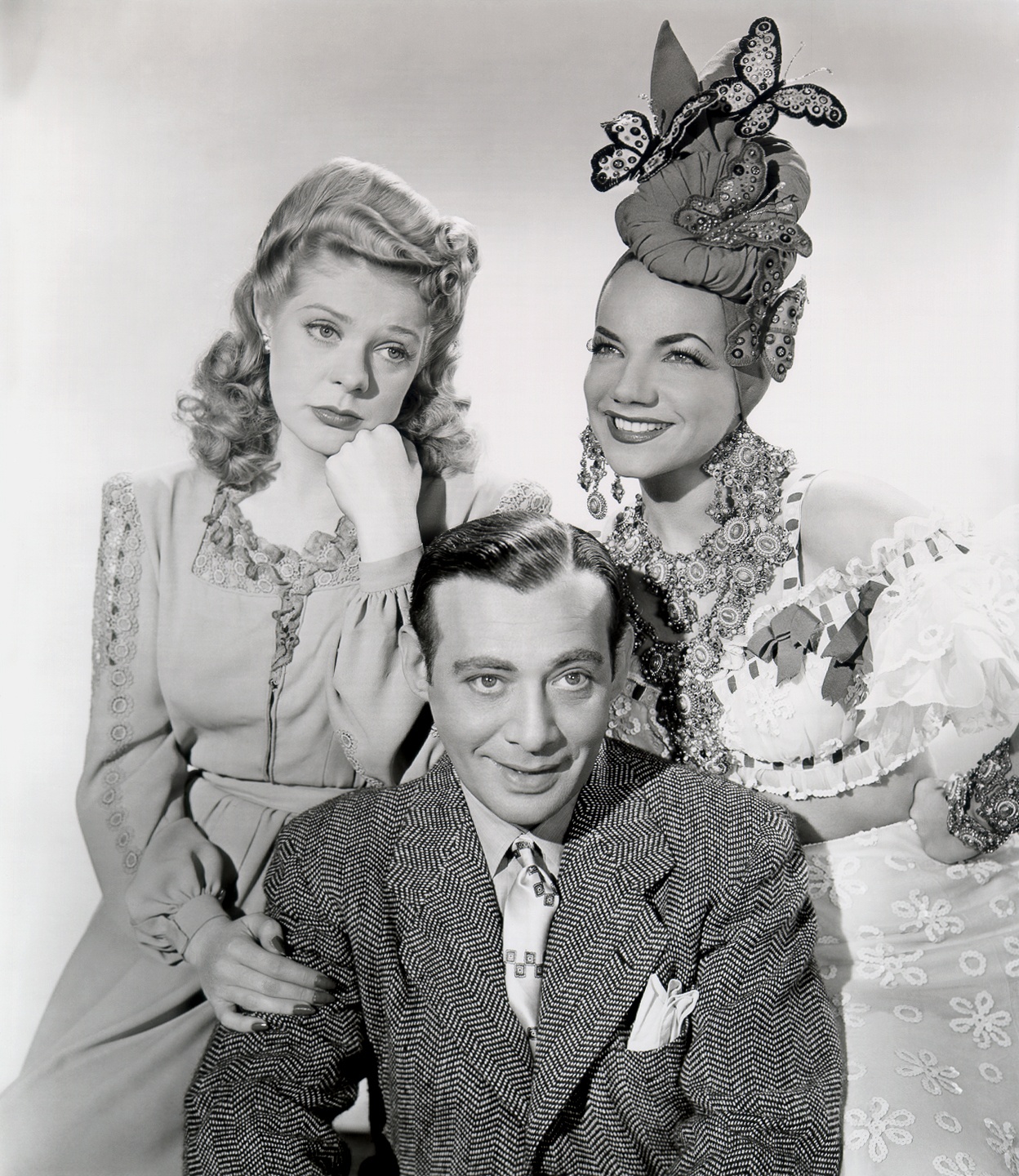 Phil Baker (with Alice Faye & Carmen Miranda, 1943)