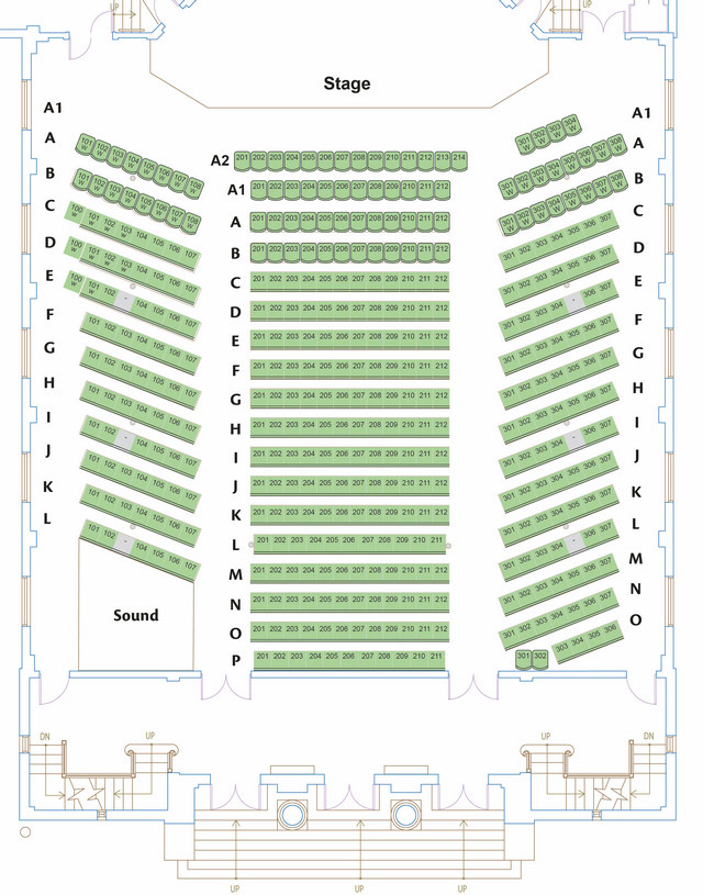 The Shedd Seating Chart