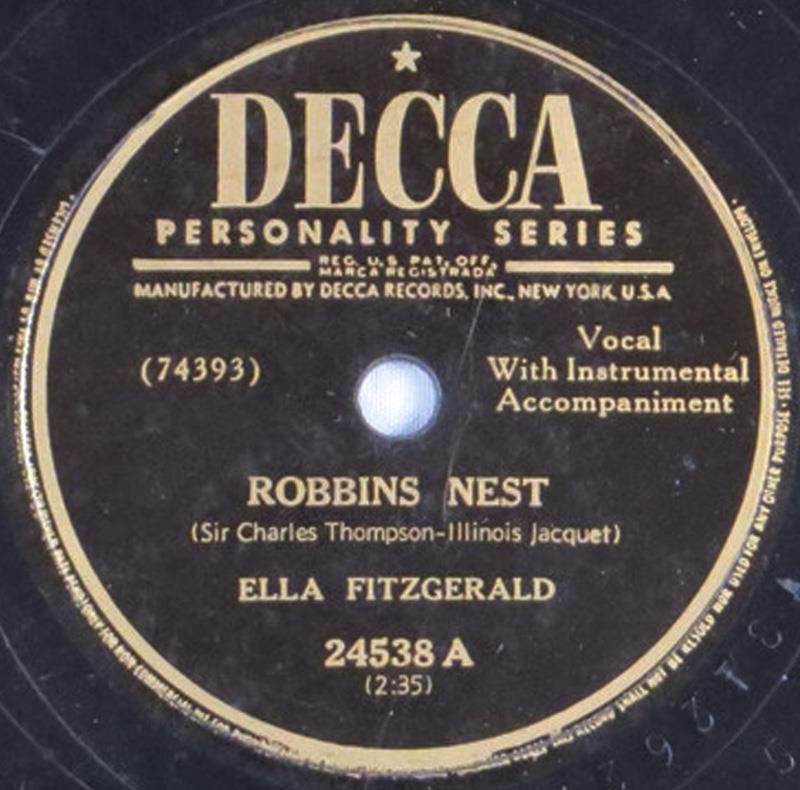 Robbin's Nest - Ella Fitzgerald (DECCA late)