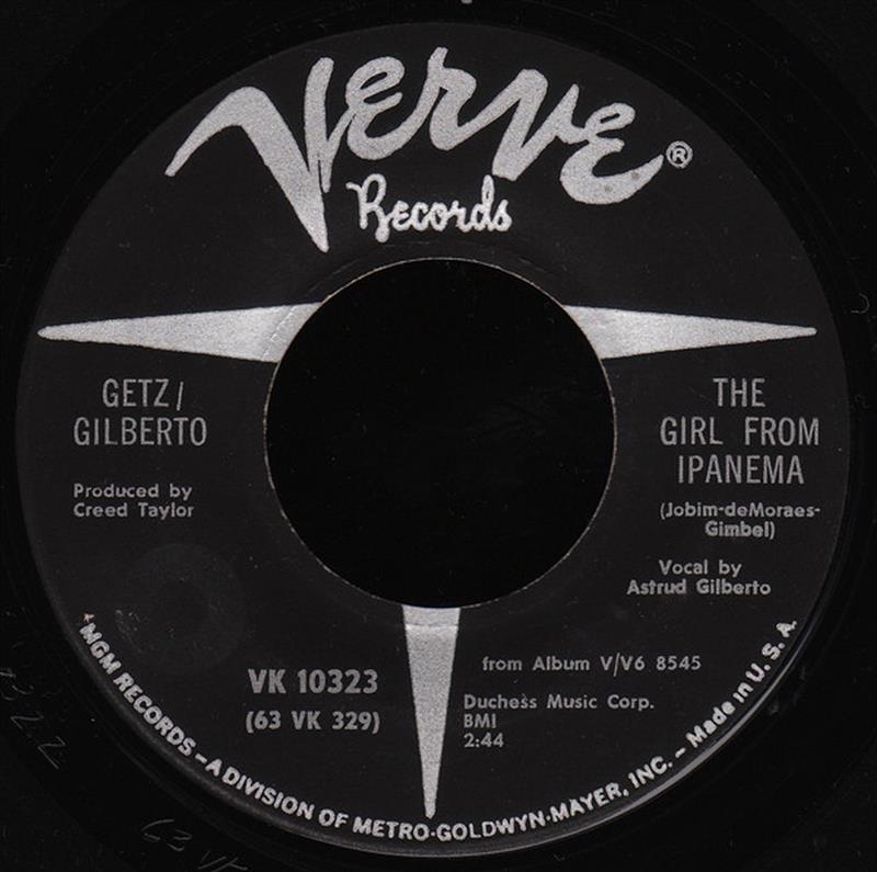 The Girl from Ipanema (1964, Getz-Gilbert-Gilberto)