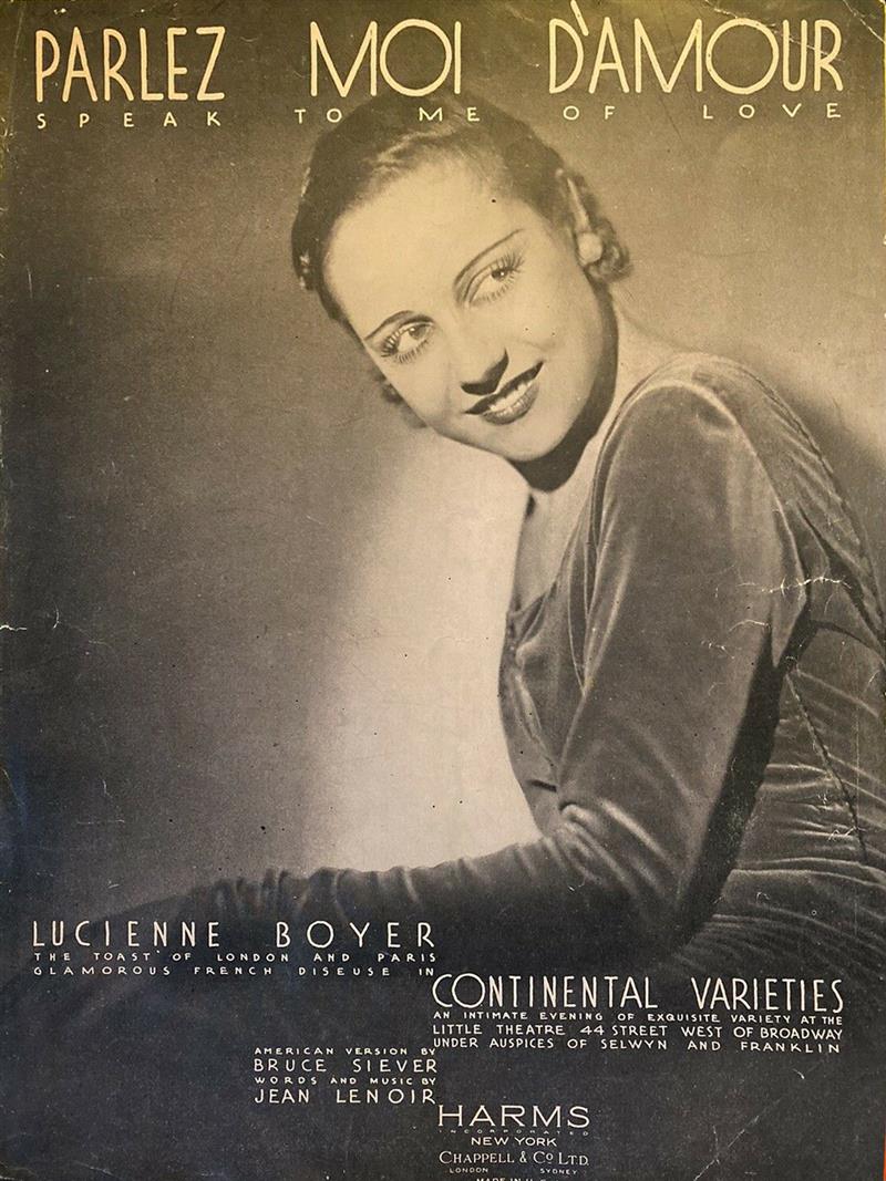 Parlez-Moi D'Amour (Lucienne Boyer, 1934)