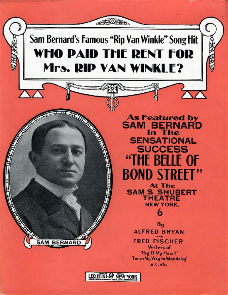 Who Paid The Rent For Mrs. Rip Van Winkle - Bernard