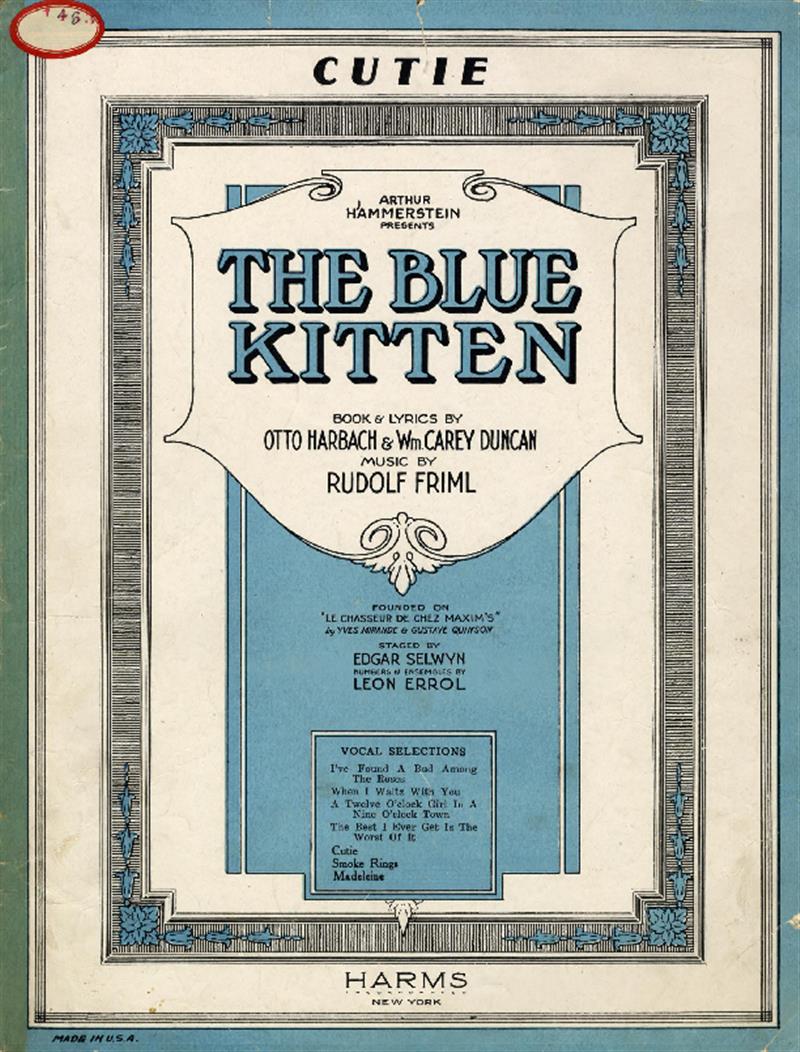 Cutie (The Blue Kitten, 1922)