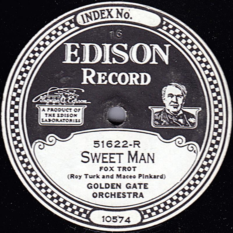 Sweet Man - Edison Records 51622-R