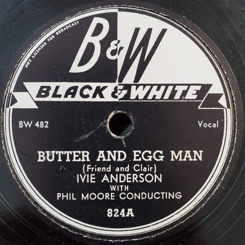 Butter And Egg Man - Black & White 824A