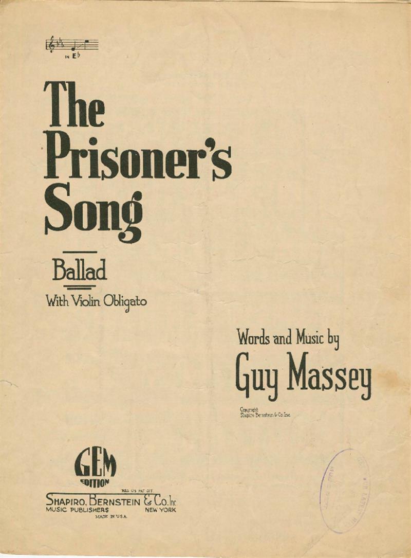 The Prisoner's Song (1924)