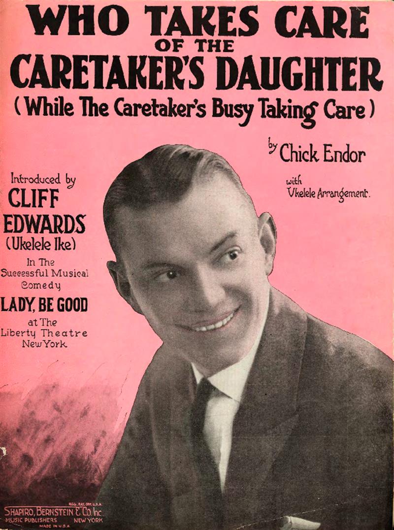 Who Takes Care of the Caretaker's Daughter (1925, Lady Be Good)