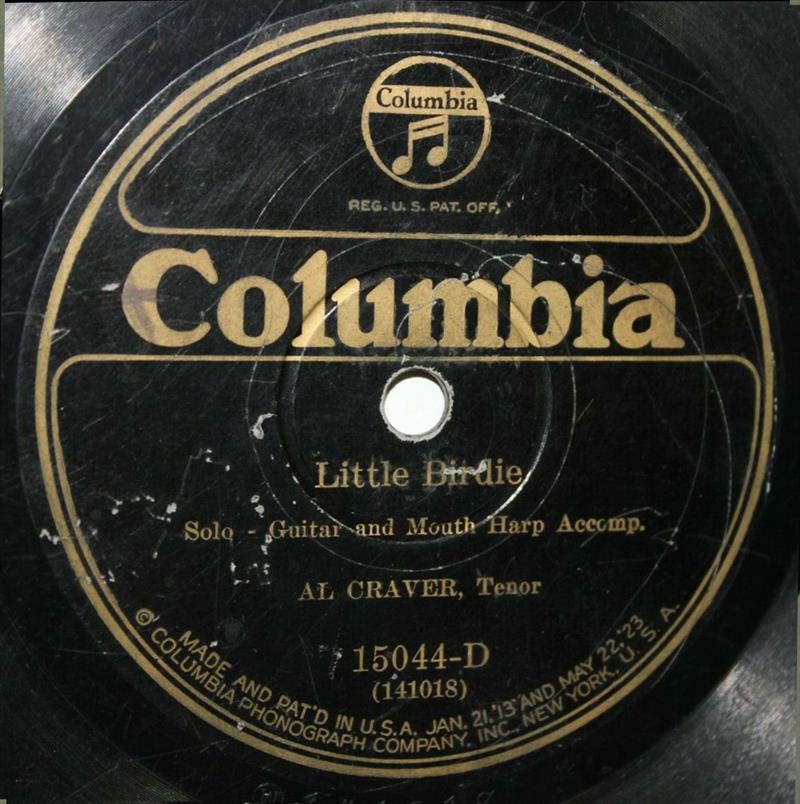 Little Birdie - Columbia 15044-D (Al Craver 1925)