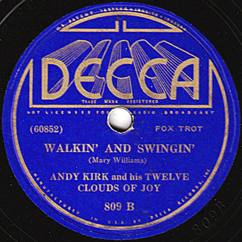 Walkin’ and Swingin’ - DECCA 809-B