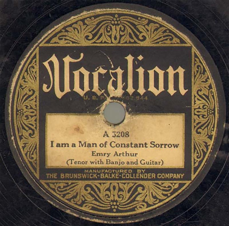 I Am A Man Of Constant Sorrow - Emry Arthur - Covalion A 3208