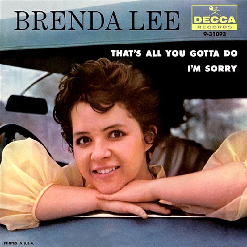That's All You Gotta Do - Brenda Lee [DECCA 9-31093 jacket]