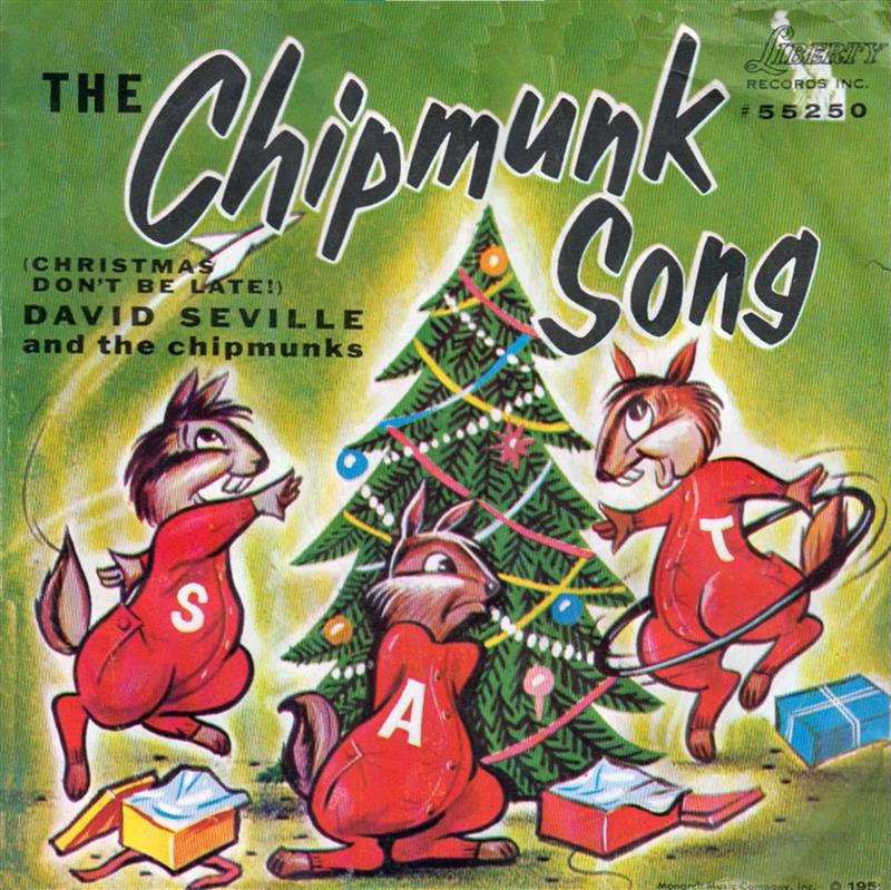 The Chipmunk Song - Liberty 55250 (1958)