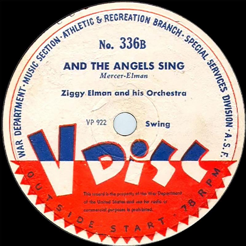 And The Angels Sing - VDisc 336b (1944)