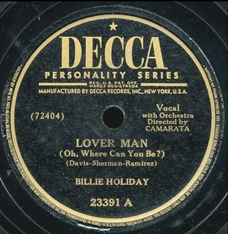 Lover Man - Billie Holiday - DECCA 23391A