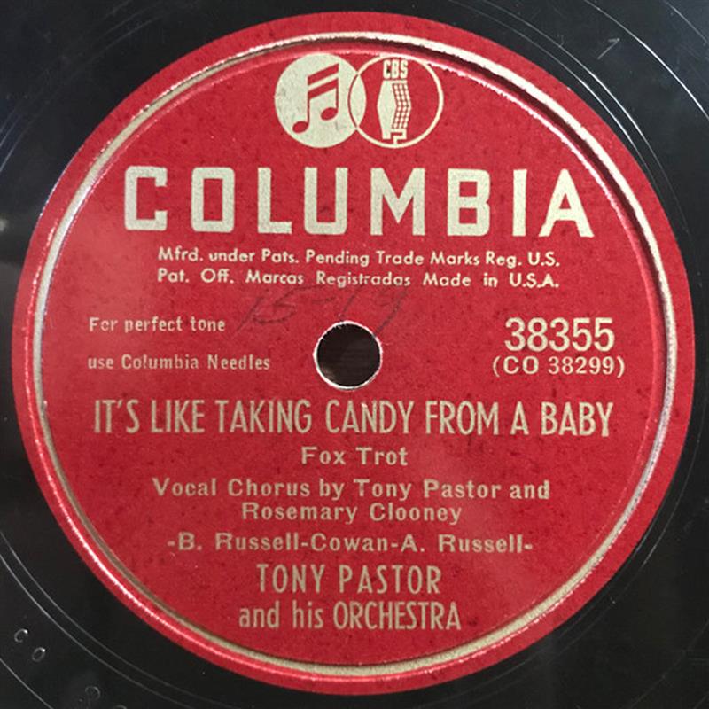 It's Like Taking Candy From A Baby - Rosemary Clooney [Columbia 38355]