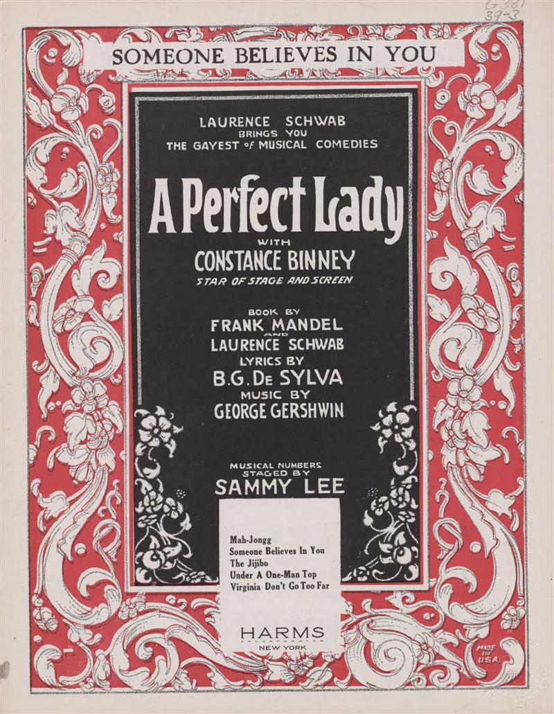 Someone Believes In You (1923 A Perfect Lady