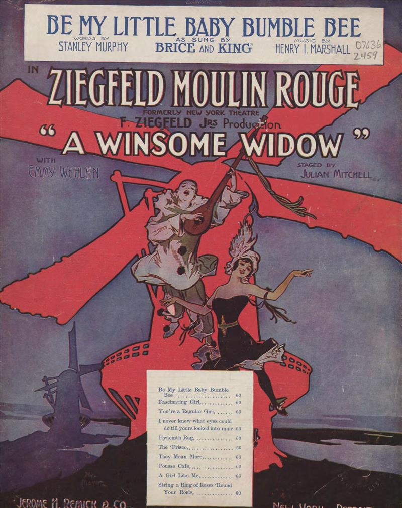 Be My Little Baby Bumble Bee (A Winsome Widow 1912)