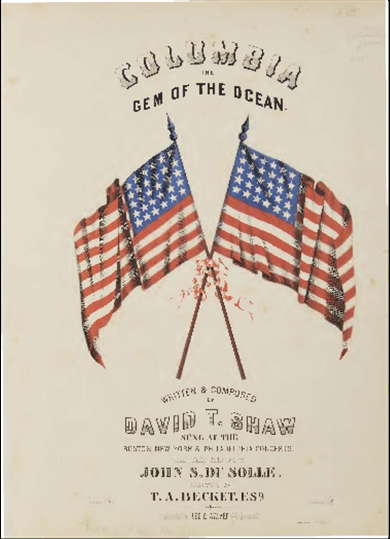 Columbia Gem Of The Ocean (1843)