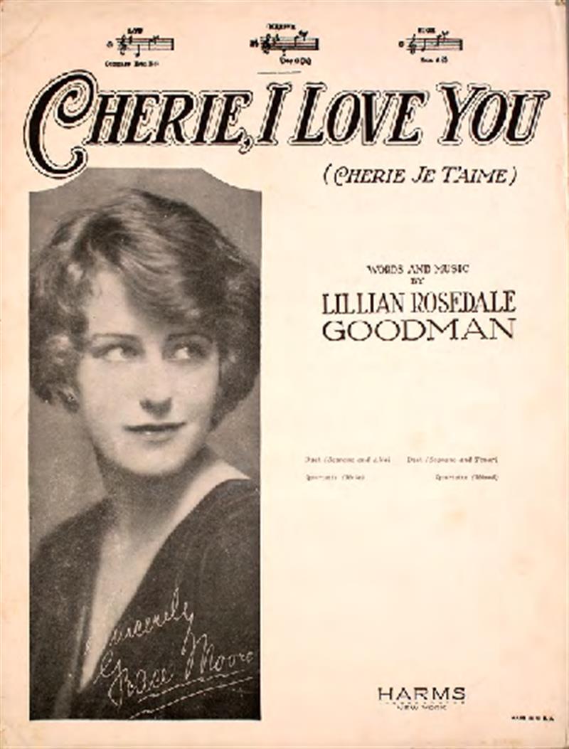Cherie, I Love You (1926)