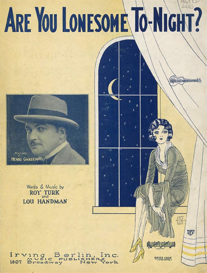 Are You Lonesome Tonight [1927]