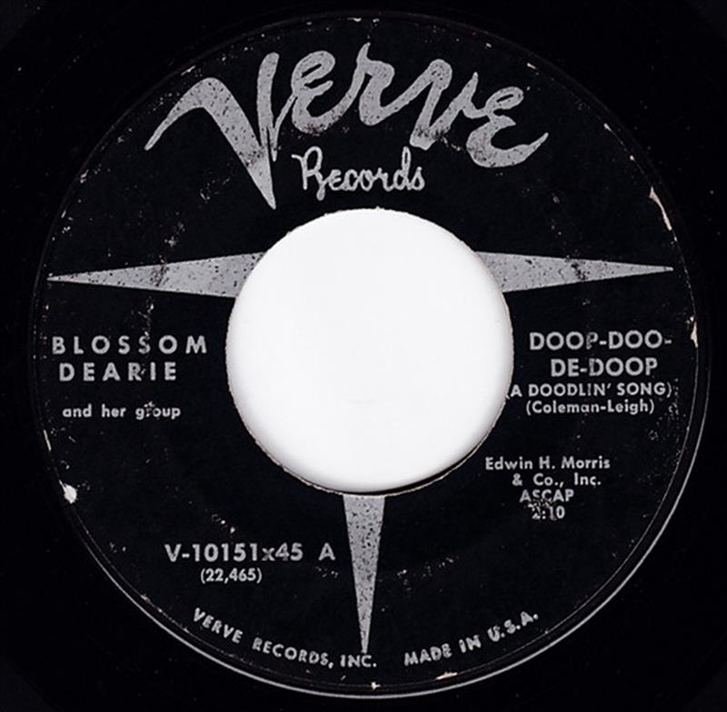 Doop-Doo-De-Doop (A Doodlin' Song) - Blossom Dearie - Verve Records V-10151