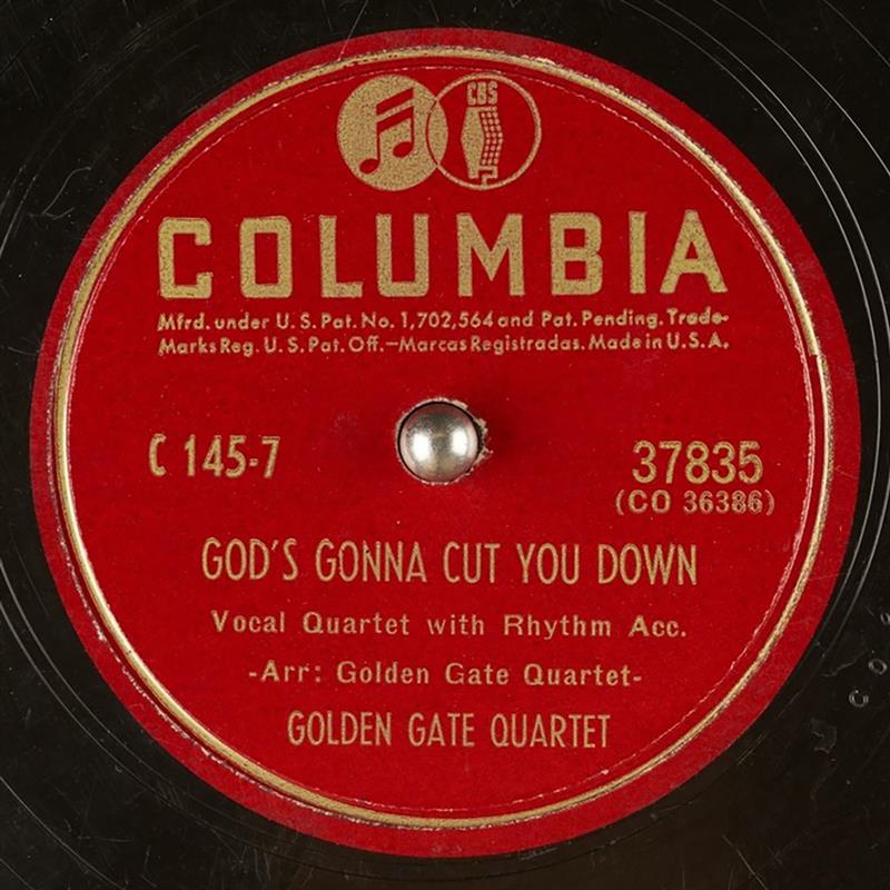 God's Gonna Cut You Down - Golden Gospel Quartet - Columbia
