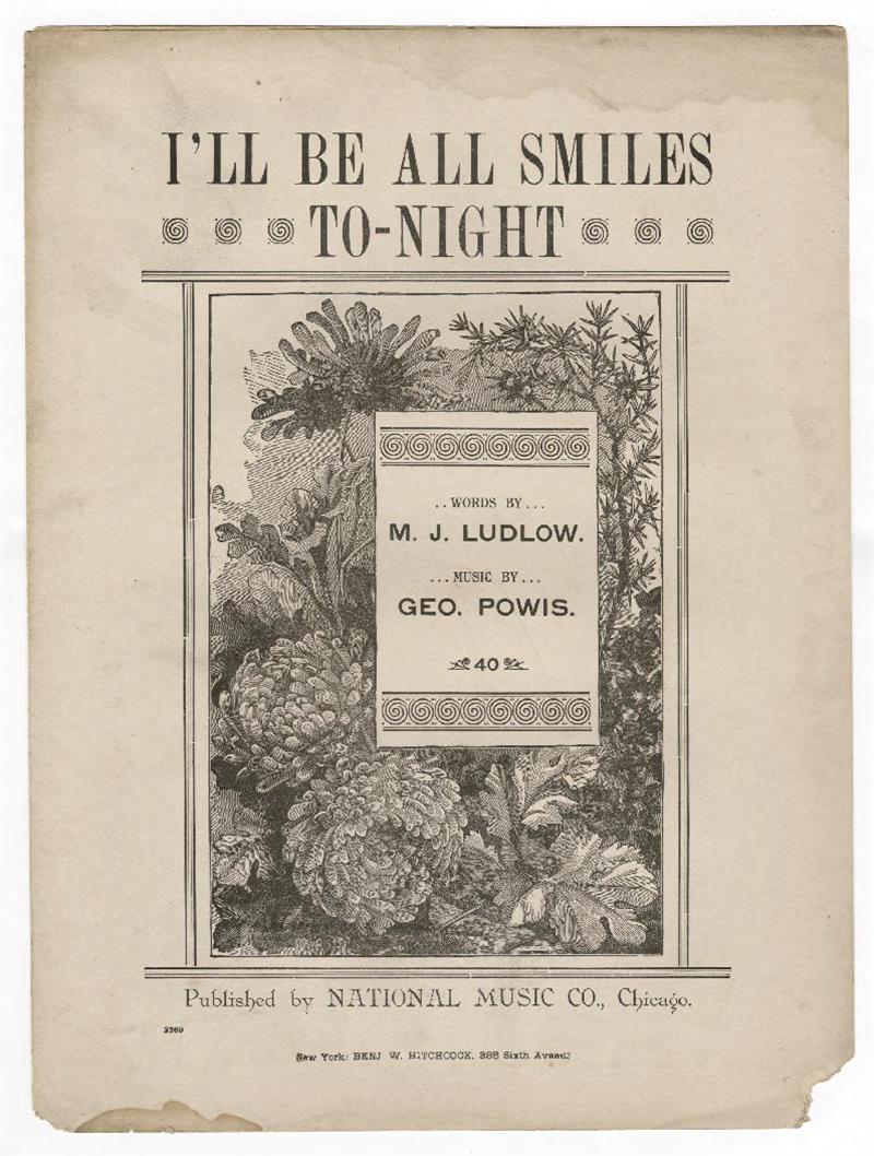 I'll Be All Smiles To-Night [Ludlow-Powis]