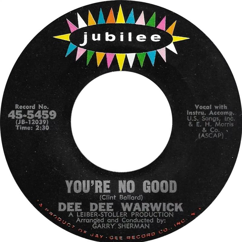 You're No Good - Dee Dee Warwick - Jubilee 45-5459