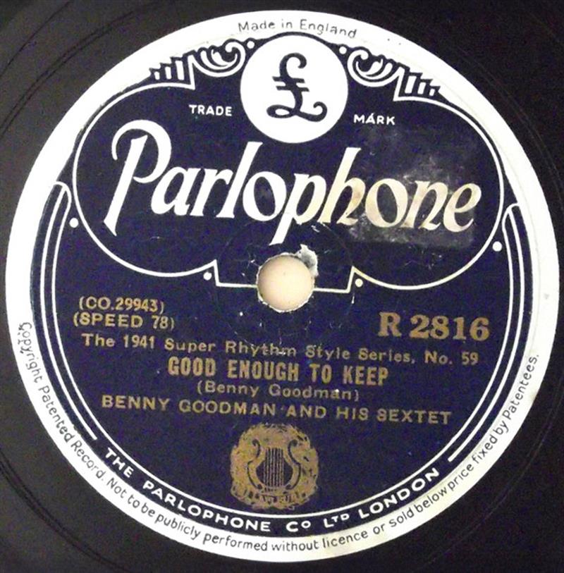 Good Enough To Keep - Parlophone R2816