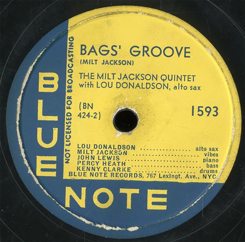 Bag's Groove - Milt Jackson - Blue Note 1593