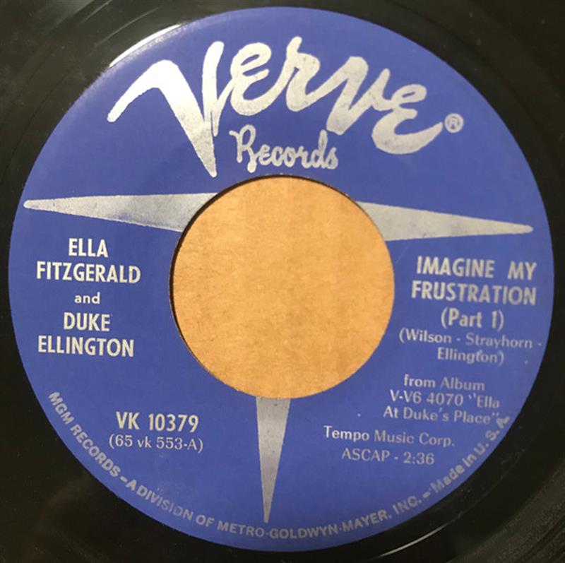 Imagine My Frustration - Ellington Fitzgerald - Verve VK10379