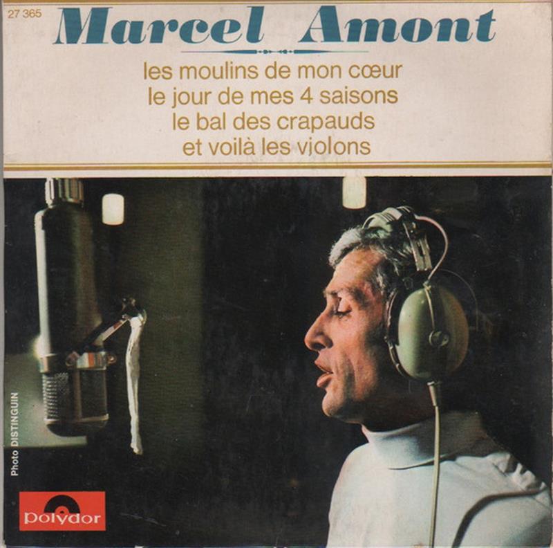 Les moulins de mon coeur - Marcel Amont - Polydor 27-365 [1968]