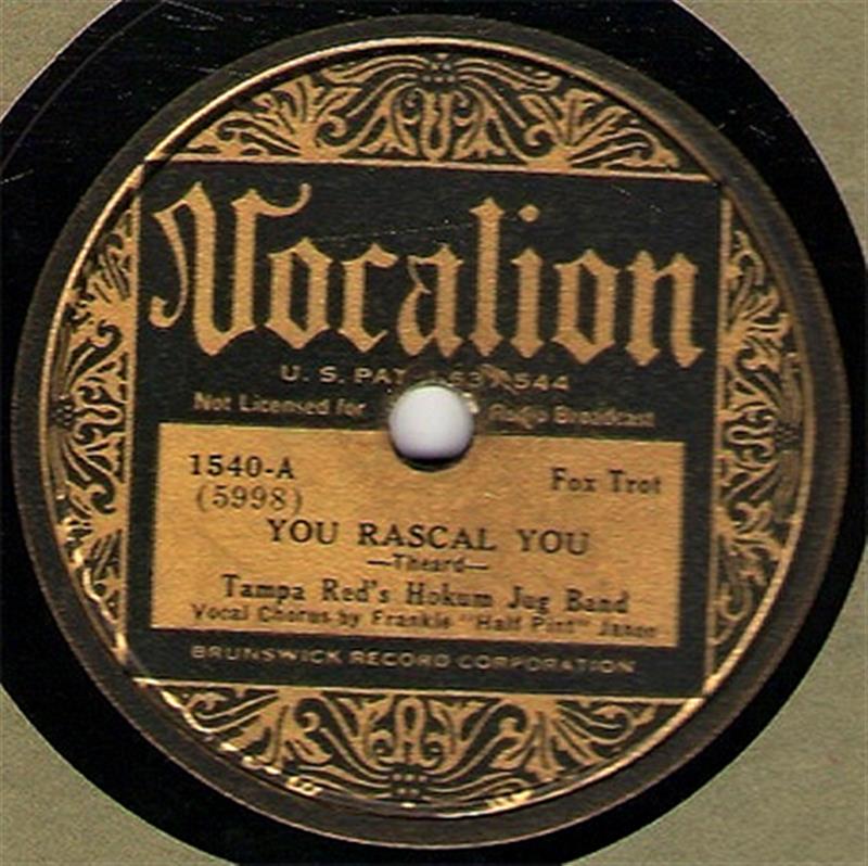 You Rascal You - Vocalion