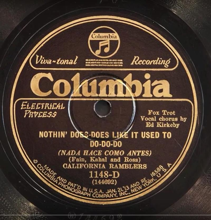 Nothin' Does-Does Like It Used To Do-Do-Do - Columbia 1148-D