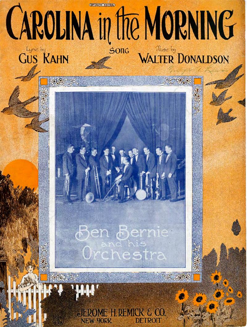 Carolina In The Morning - Ben Bernie and his Orchestra