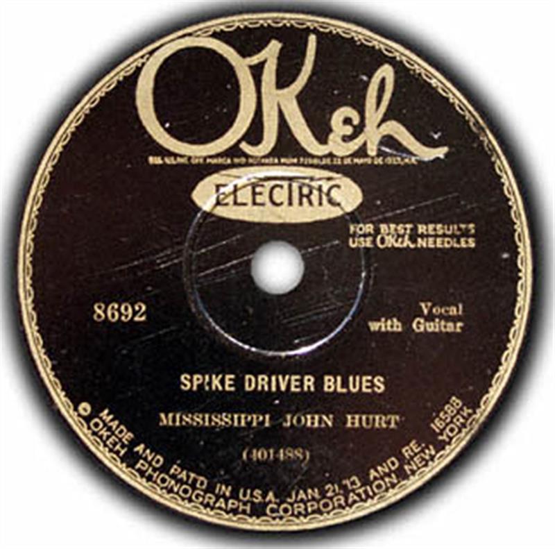 Spike Driver Blues - OKeh 8692