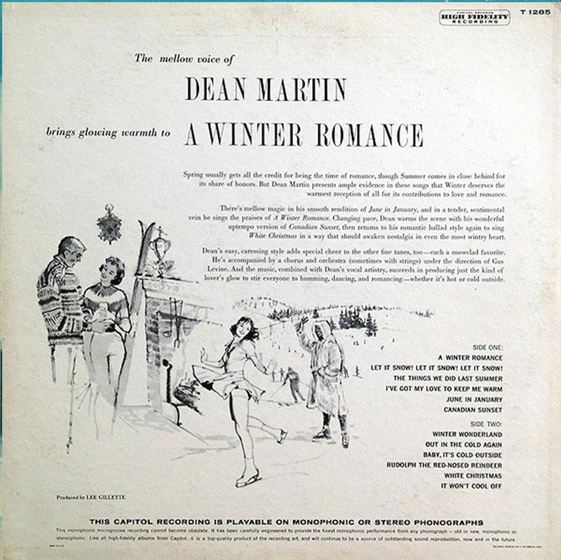 A Winter Romance (LP) back