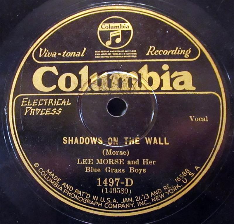 Shadows On The Wall - Columbia 1497-D