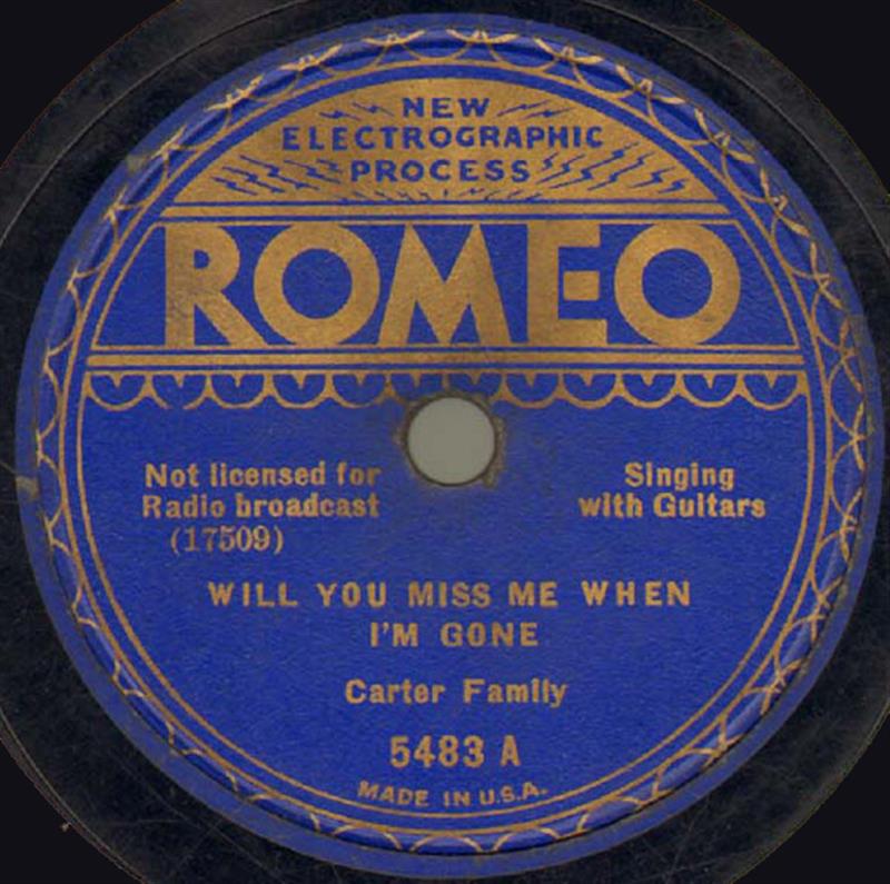 Will You Miss Me When I'm Gone? - Romeo 5483 A