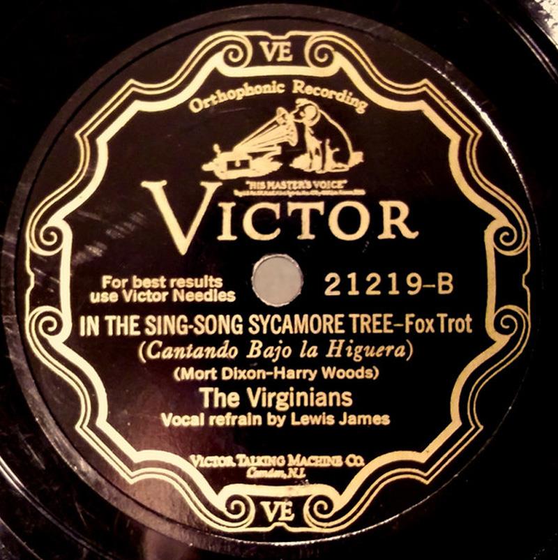In The Sing Song Sycamoe Tree - Victor 21219-B