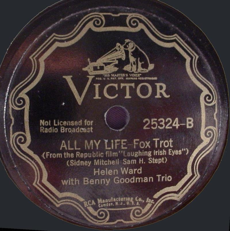 All My Life - Victor 25324-B Goodman