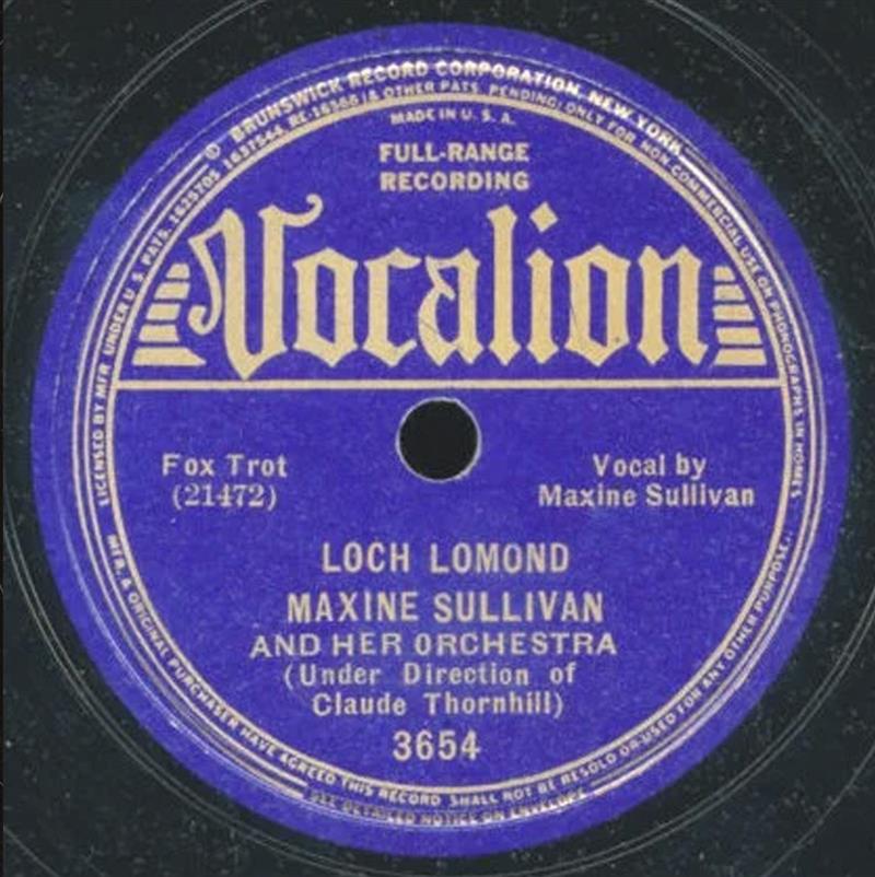 Loch Lomond - 1938 Maxine Sullivan