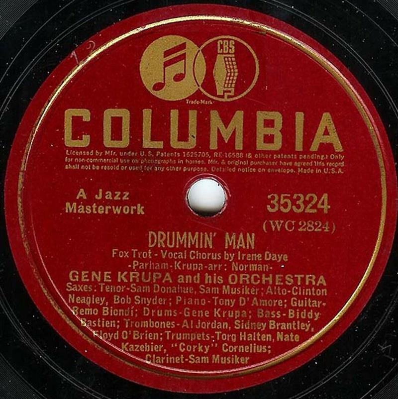 Drummin' Man - Columbia 35324