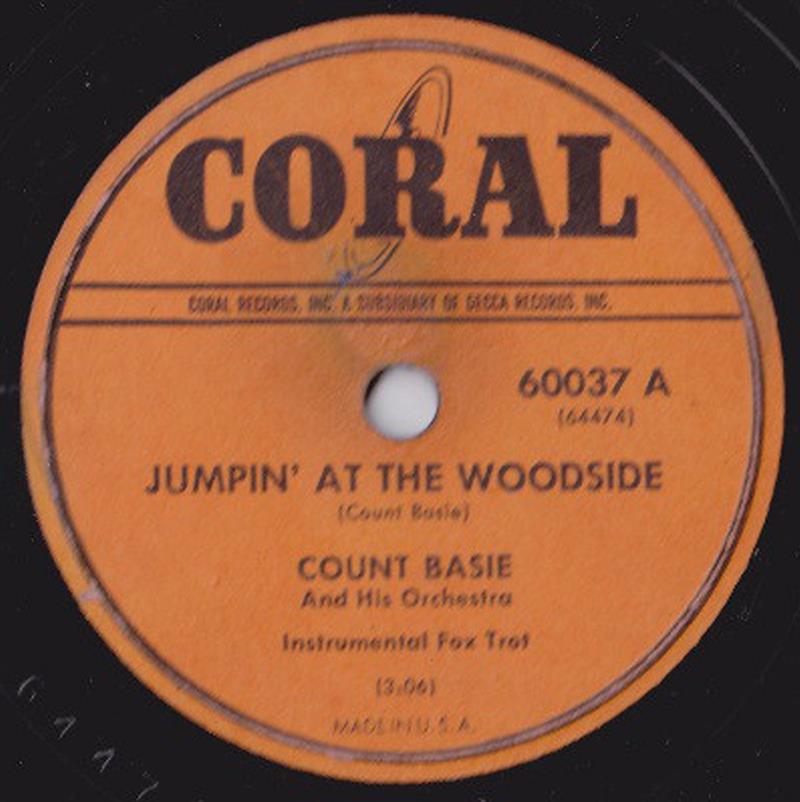 Jumpin' At The Woodside - Coral 60037A